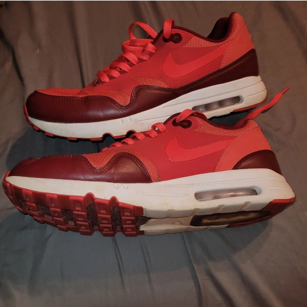 Size 10 - Nike Air Max 1 Ultra 2.0 Essential Track Red